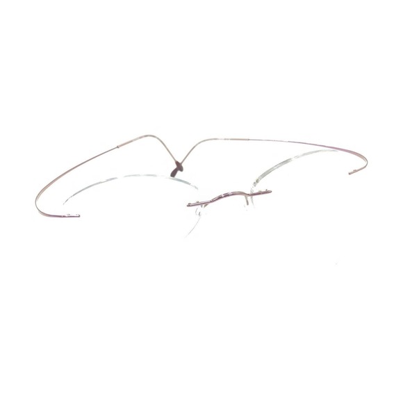 Silhouette 6459 45 6057 Titanium Purple Rimless Eyeglasses Frames 19 140 Austria - Picture 1 of 13